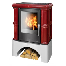 Kachlová kamna ABX Bavaria s výměníkem, Bordó